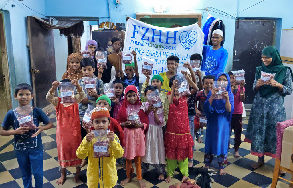 Hyderabad, India - Participating in Holy Qurbani Program & Mobile Food Rescue Program by Processing, Packaging & Distributing Holy Qurbani Meat from 20 Holy Qurbans to Beloved Orphans, Multiple Madrasas/Schools & Less Privileged Families
