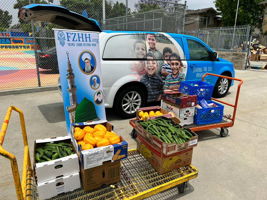 Los Angeles, California - Participating in Mobile Food Rescue Program by Rescuing & Distributing Essential Groceries to Local Community's Less Privileged Families Struggling with Food Security