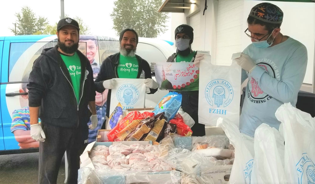 Distribution of Blessed Holy Qurbani at Muslim Food Bank - CAN