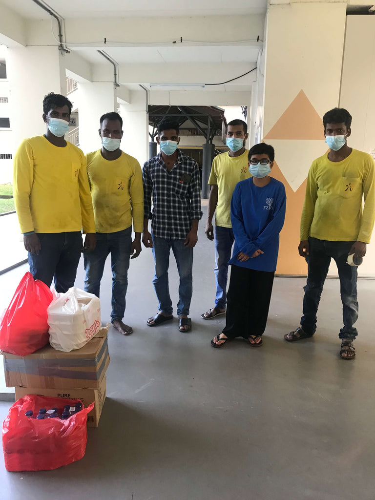 Simei, Singapore - Honoring the Welcoming of the Holy Month of Muharram & Holy Shahadat (Witnessing) of Amer l-Mumineen Sayyidina Umar al-Farouq ع by Cooking & Distributing 35+ Packets of Hot Food & Bottled Water to Community's Less Privileged People