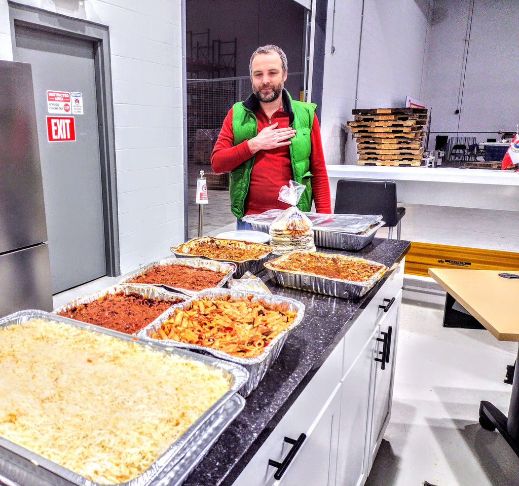 Chicago, Illinois - Participating in Turkey-Syria 2023 Earthquake Emergency Relief Program & Mobile Food Rescue Program by Distributing 42+ Hot Homemade Lunches to Local Community's Volunteers Supporting Turkiye's Relief Efforts