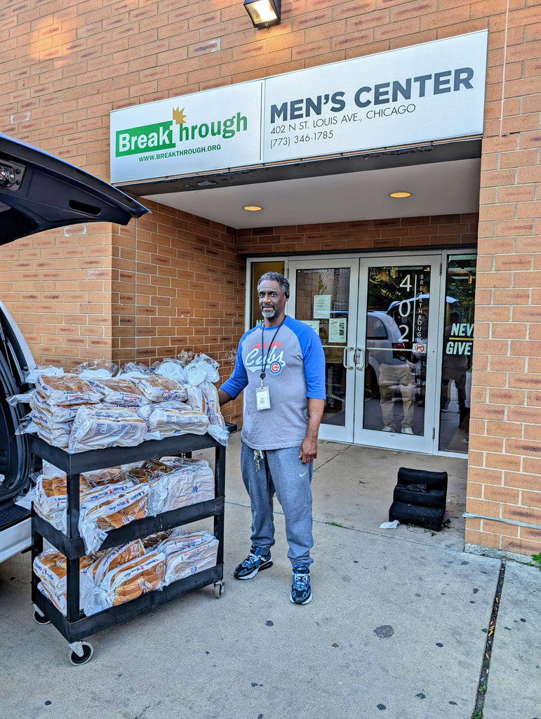 Chicago, Illinois - Participating in Mobile Food Rescue Program by Rescuing & Distributing Fresh Bakery Items to Local Community's Homeless Shelters Serving Less Privileged People