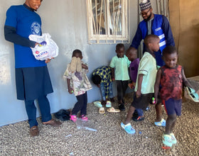 Abuja, Nigeria - Participating in Mobile Food Rescue Program by Distributing Rice Bags, Footwears & Candies to Less Privileged Children & Adults at Local Community’s Internally Displaced Camp