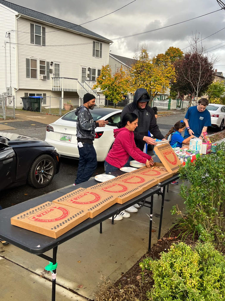 Providence, Rhode Island - Participating in Mobile Food Rescue Program by Distributing Hot Pizzas, Chips & Cold Drinks to Local Community's Homeless Shelters