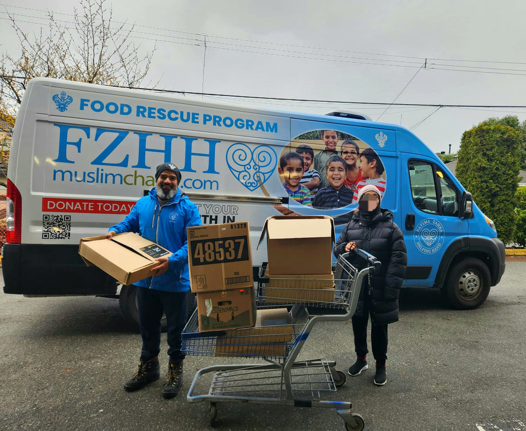 Vancouver, Canada - Participating in Mobile Food Rescue Program by Rescuing & Distributing Essential Foods & Sanitary Supplies to Several Homeless & Women Shelters