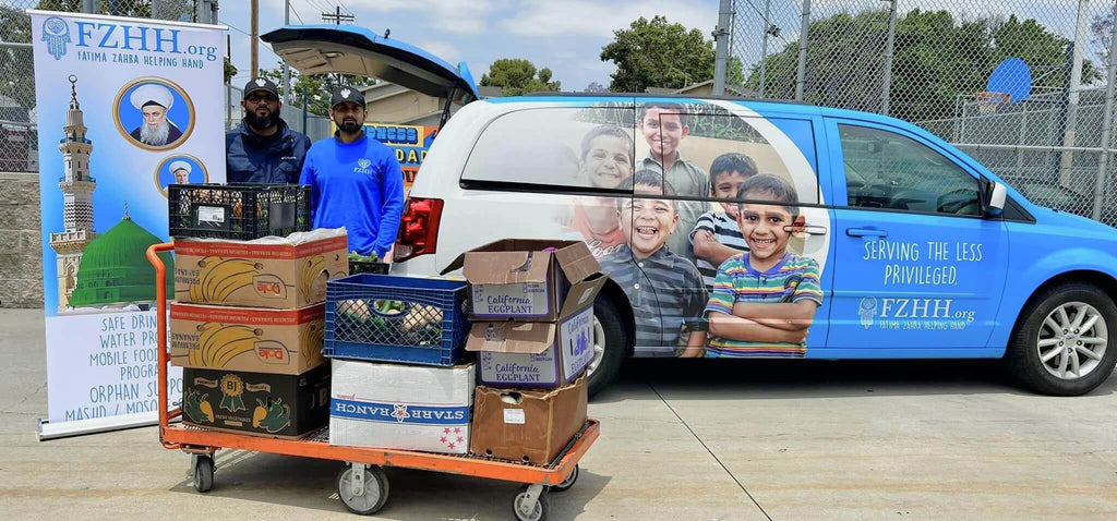 Los Angeles, California - Participating in Mobile Food Rescue Program by Rescuing & Distributing 450+ lbs. of Fresh Fruits & Vegetables to Local Community's Breadline Serving Less Privileged Families