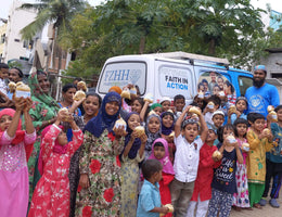 Hyderabad, India - Participating in Orphan Support Program & Mobile Food Rescue Program by Distributing Hot Meals to Local Community's Beloved Orphans, Madrasas/Schools, Homeless & Less Privileged Families