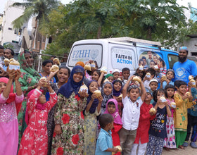 Hyderabad, India - Participating in Orphan Support Program & Mobile Food Rescue Program by Distributing Hot Meals to Local Community's Beloved Orphans, Madrasas/Schools, Homeless & Less Privileged Families