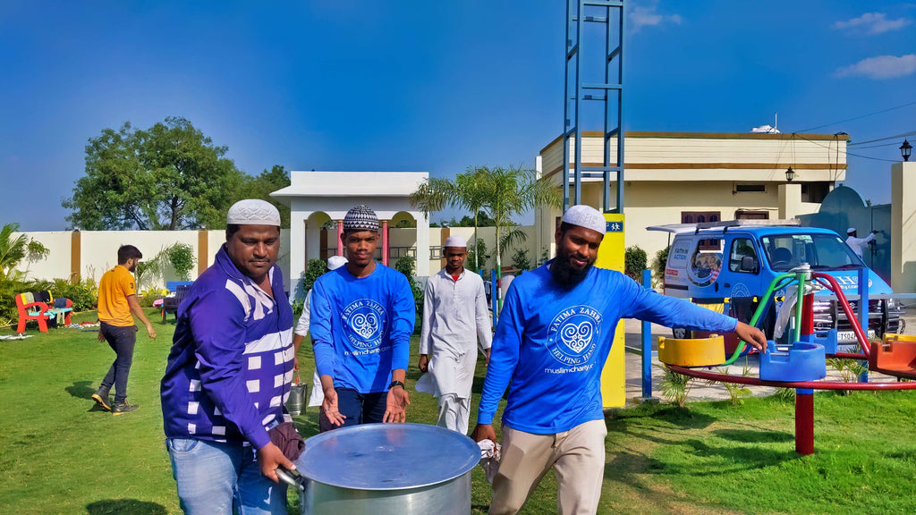 Hyderabad, India - Participating in Orphan Support Program & Mobile Food Rescue Program by Distributing Hot Meals to Local Community's Beloved Orphans, Madrasas/Schools, Homeless & Less Privileged Families