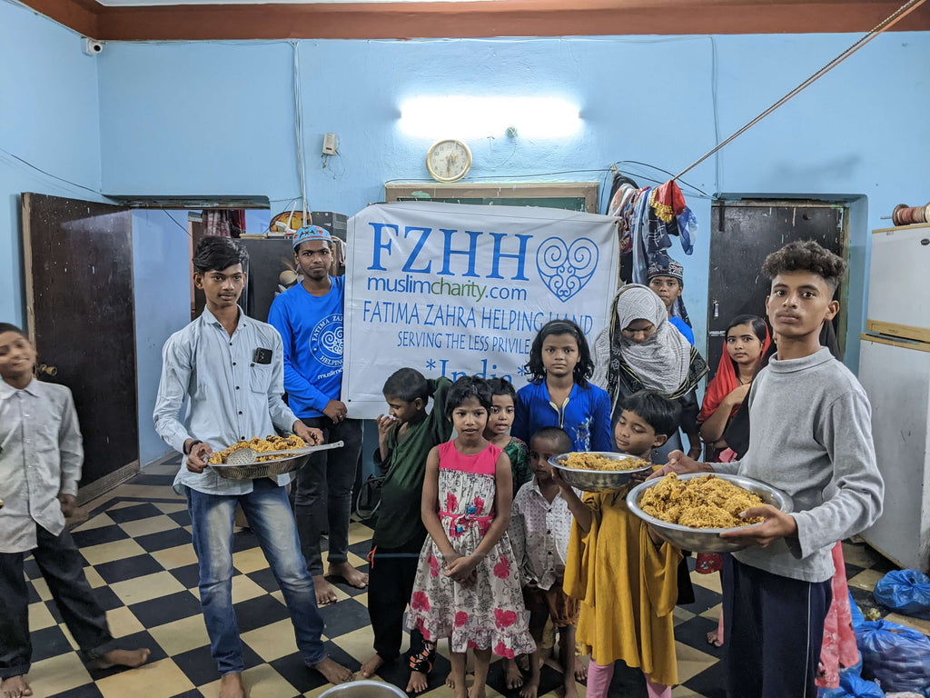 Hyderabad, India - Participating in Mobile Food Rescue Program by Distributing Hot Meals to Local Community's Beloved Orphans & Less Privileged Families