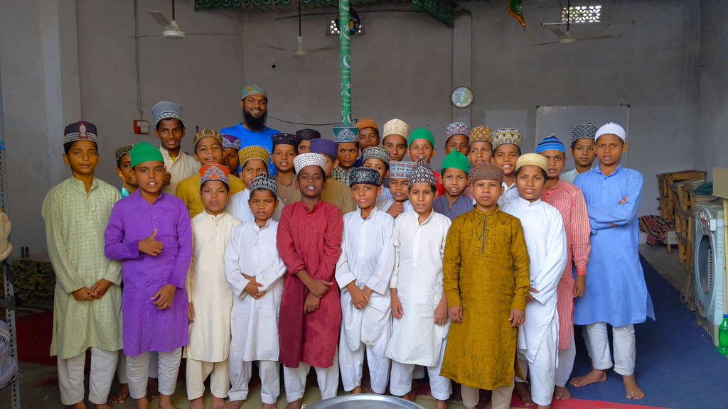 Hyderabad, India - Participating in Mobile Food Rescue Program by Serving Hot Meals to Madrasa Students, Homeless & Less Privileged Families