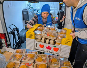 Vancouver, Canada - Participating in Mobile Food Rescue Program by Rescuing & Distributing 1000+ Fresh Gourmet Meals to Homeless & Less Privileged People