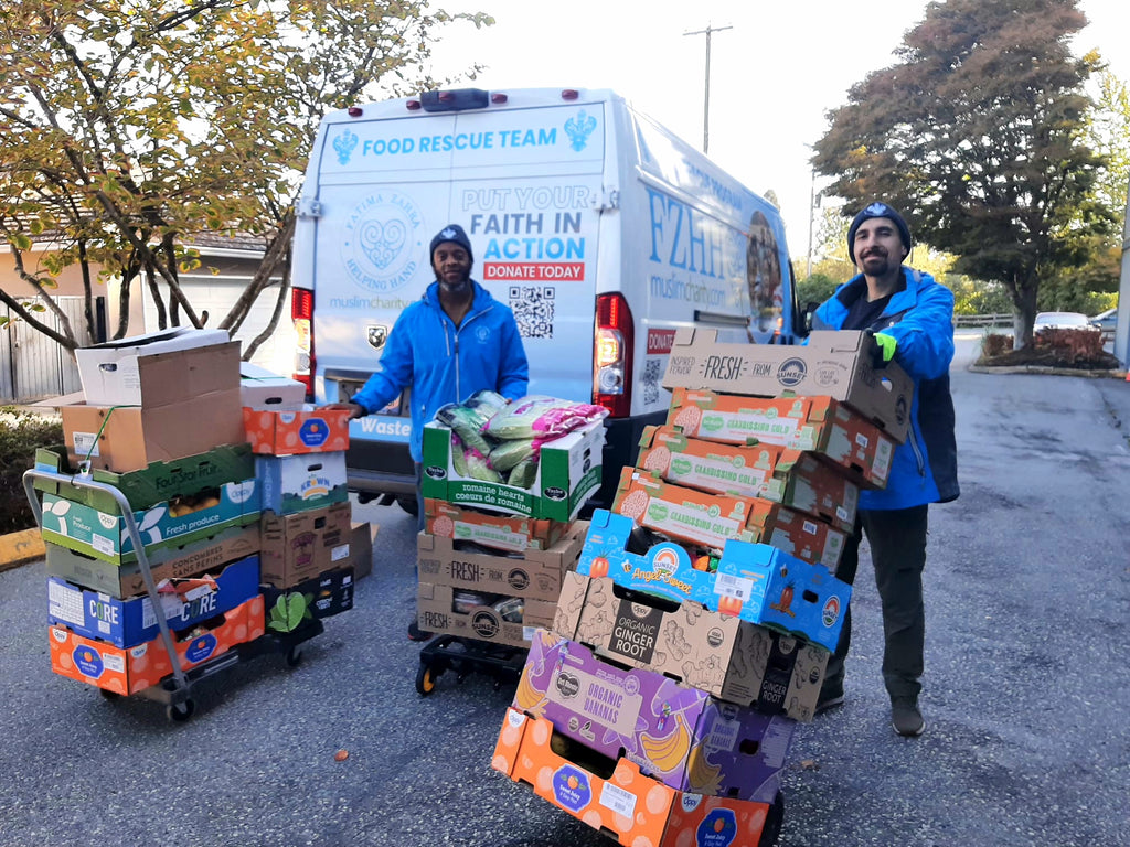 Vancouver, Canada - Participating in Mobile Food Rescue Program by Rescuing & Distributing Fresh Meats, Fruits, Vegetables & Essential Groceries to Local Community's Homeless & Less Privileged People