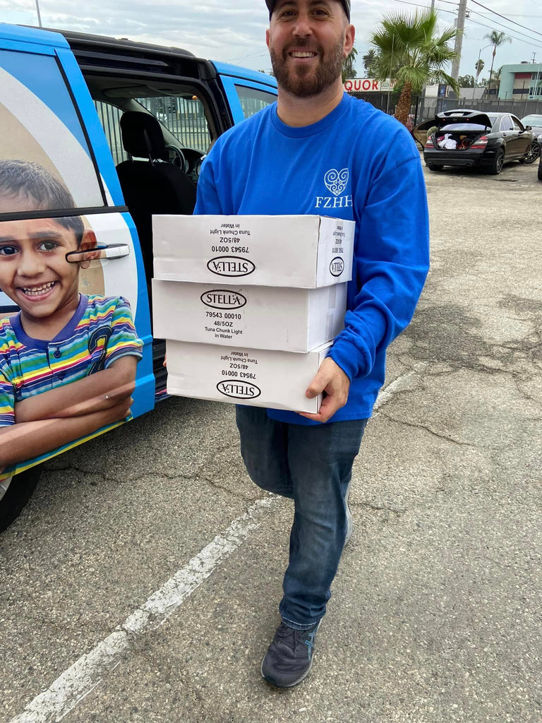 Los Angeles, California - Honoring URS/Union of Mawlana Shaykh Abdullah ad-Dahlawi ق ع & Shahadat/Martyrdom of Sayyiditina Ruqayya (Sakina) ع by Rescuing & Distributing Essential Groceries to Local Community's Less Privileged People