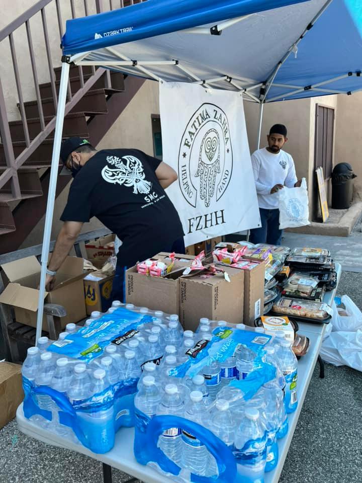 Los Angeles - Honoring URS/Union of Mawlana Shaykh Ali ar-Ramitani ق ع & Imam Shamil ع by Distributing Prepared Groceries to Community's Families in Need