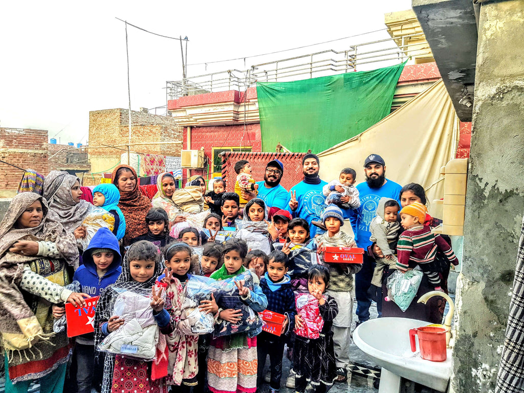 Lahore, Pakistan - Participating in Mobile Food Rescue Program & Orphan Support by Distributing Brand New Essential Winter Apparel & Toys to Beloved Orphans & Their Foster Mothers