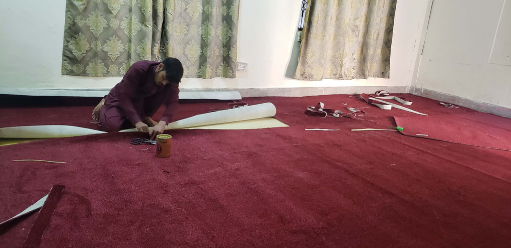 Lahore, Pakistan - Participating in Orphan Support Program by Installing Brand New Carpets at Local Community's All Girls Orphanage