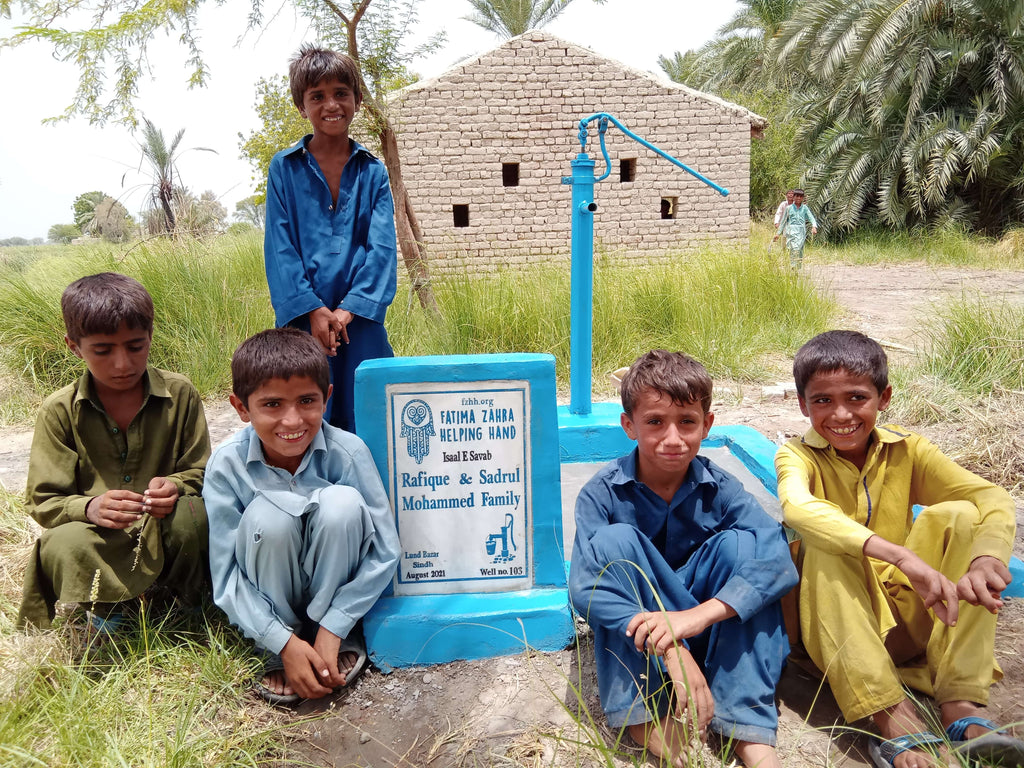 Rafique & Sadrul Mohammed Family – FZHH Water Well# 103 – PK