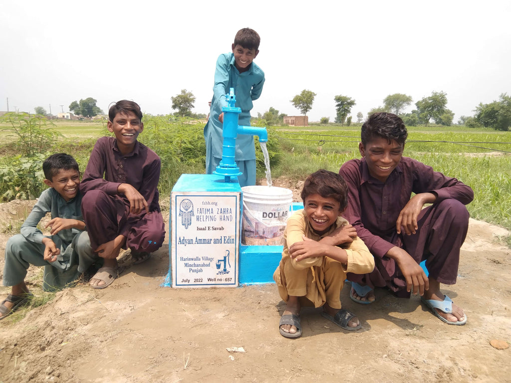 Punjab, Pakistan – Adyan, Ammar and Edin – FZHH Water Well# 657